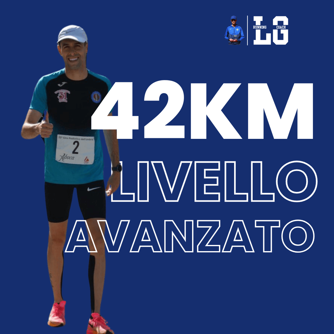 Leonardo Grilli in gara. Programma maratona, livello avanzato.