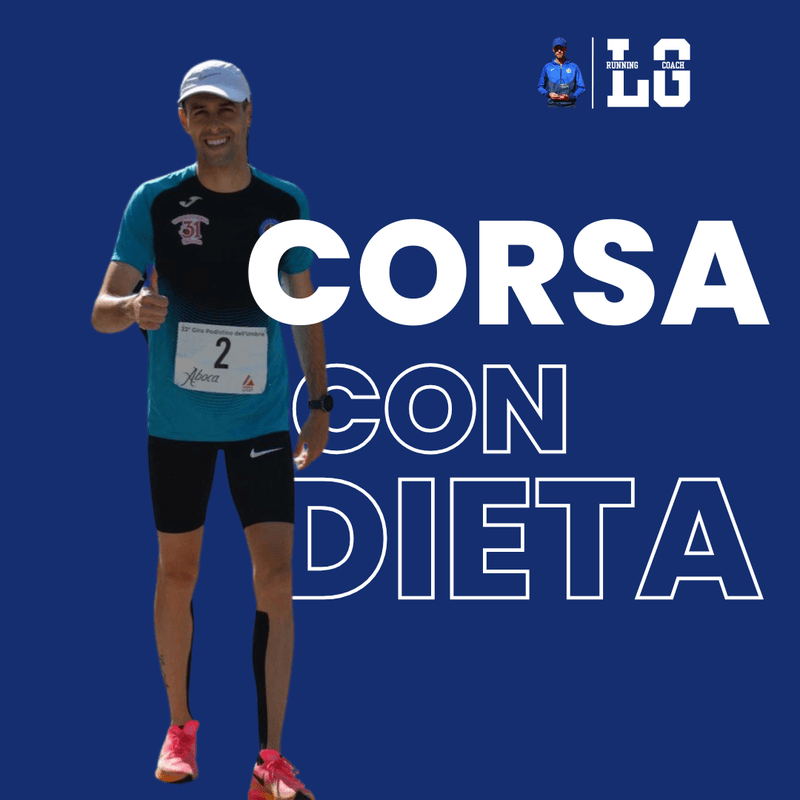 Leonardo Grilli in gara. Copertina del servizio «Percorso running 360».